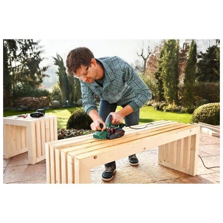 Rabot filaire Bosch - PHO 2000 - 700W - 82mm - Bois - Monophasé