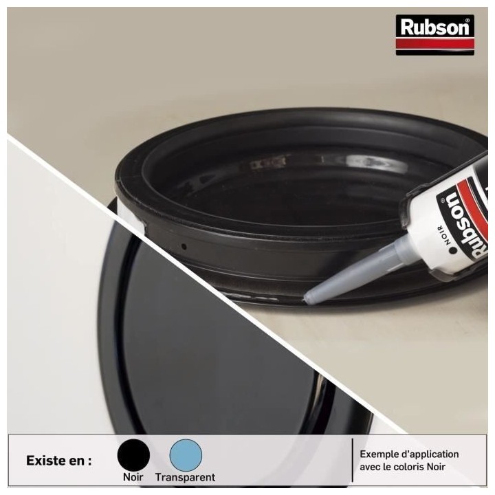 Mastic noir spécial auto-bateaux - 280ml - RUBSON