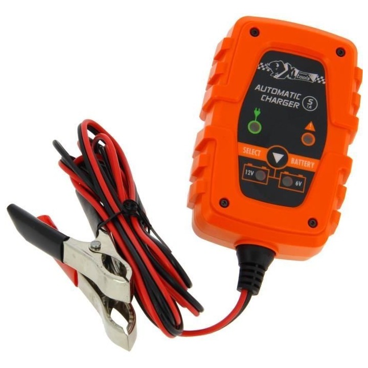 XL Perform Tools - Chargeur Batterie Automatique - Taille S - 6V/12V -
