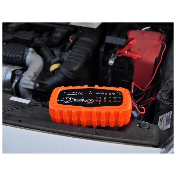XL Perform Tools - Chargeur batterie automatique - Taille M - 6V/12V -