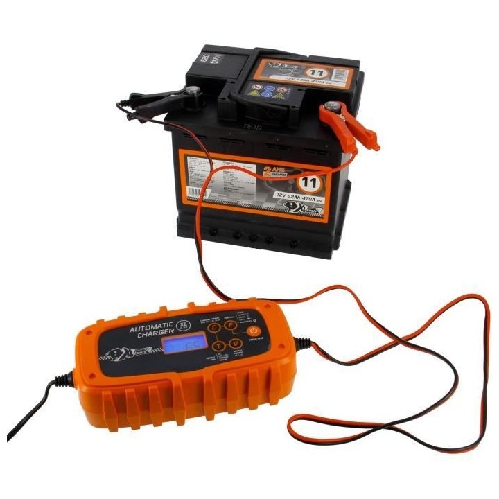XL Perform Tools - Chargeur Batterie Automatique - Taille XL 6V/12V -