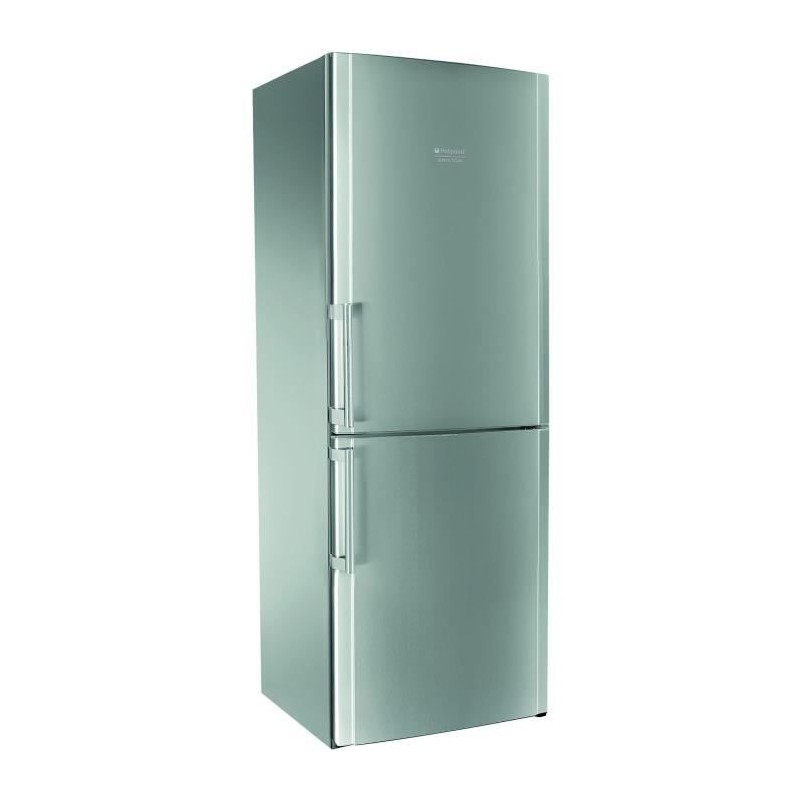 HOTPOINT HA70BI31S - Réfrigérateur congélateur bas 462L (309+153) - NO FROST - L75 x H 201,5 - Inox