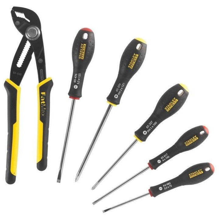 Jeu de 6 Outils - - STANLEY FATMAX - FMHT0-62639 - Pince Multiprise a