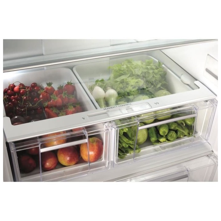 HOTPOINT HA70BI31S - Réfrigérateur congélateur bas 462L (309+153) -