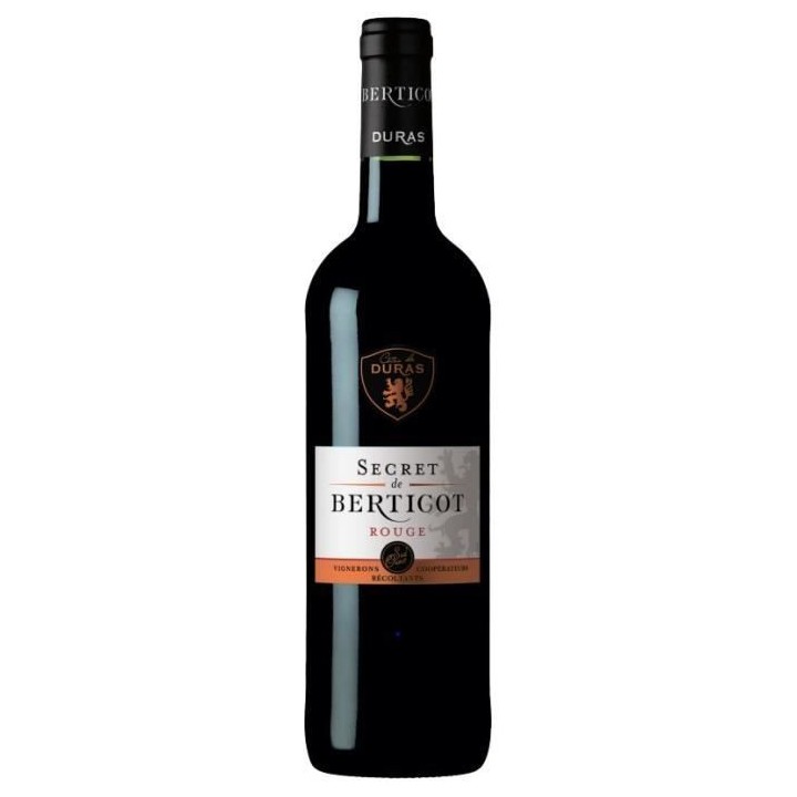 Secret Berticot 2017 Côtes de Duras - Vin rouge du Sud Ouest x1