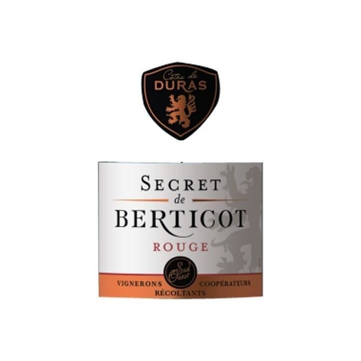 Secret Berticot 2017 Côtes de Duras - Vin rouge du Sud Ouest x1