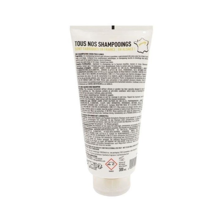 Shampoing - VETOCANIS - BIO000492 - Chien poils longs - 300 ml