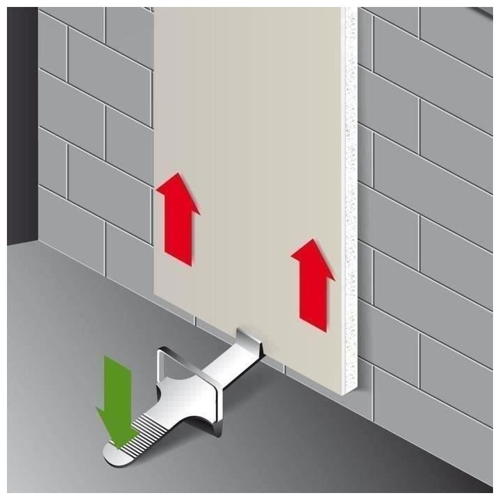 Etrier leve plaque de plâtre - FARTOOLS - 300mm - Acier - Plâtre