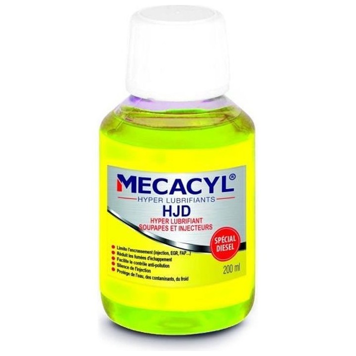 MECACYL HJD Hyper-Lubrifiant - Injection Diesel / Gasoils [5 en 1] - 2