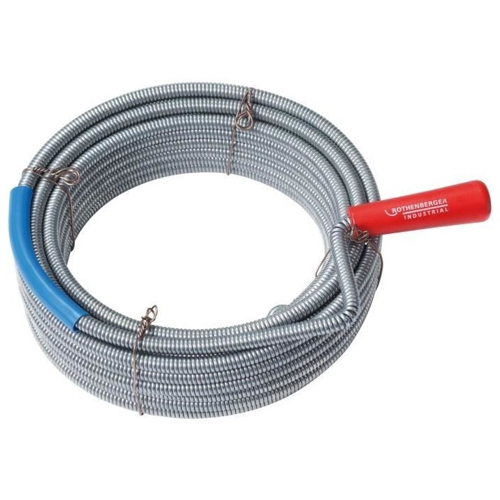 Déboucheur tete crochet - ROTHENBERGER - Flexible - Ø6 mm - L10 m