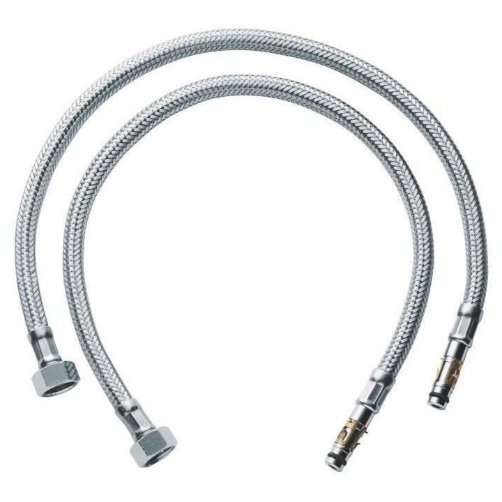 Flexible alimentation annelé - GROHE - 45484000 - Métal - 5 ans de g