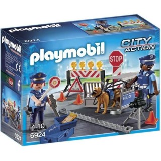 Playmobil - Barrage de Police - City Action - Contrôle de vitesse - A