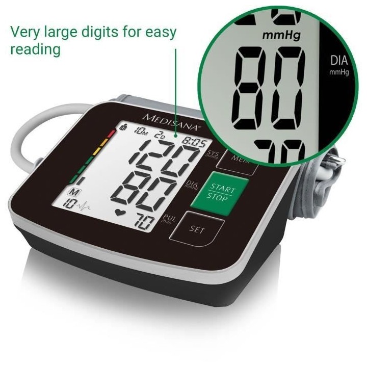 Tensiometre de bras – medisana BU 516 – Mesure de l'arythmie – C