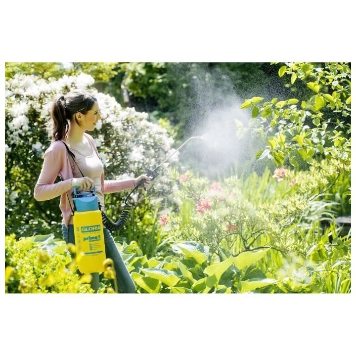 Pulvérisateur a pression GLORIA Prima 5 Comfort - 5L, lance et buse l