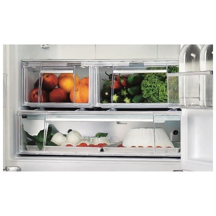 HOTPOINT E4DBC1 - Réfrigérateur multi-portes - 399L (292+107) - Froi