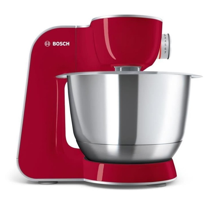 Robot de cuisine - BOSCH Kitchen machine MUM5 - Rouge foncé/silver -