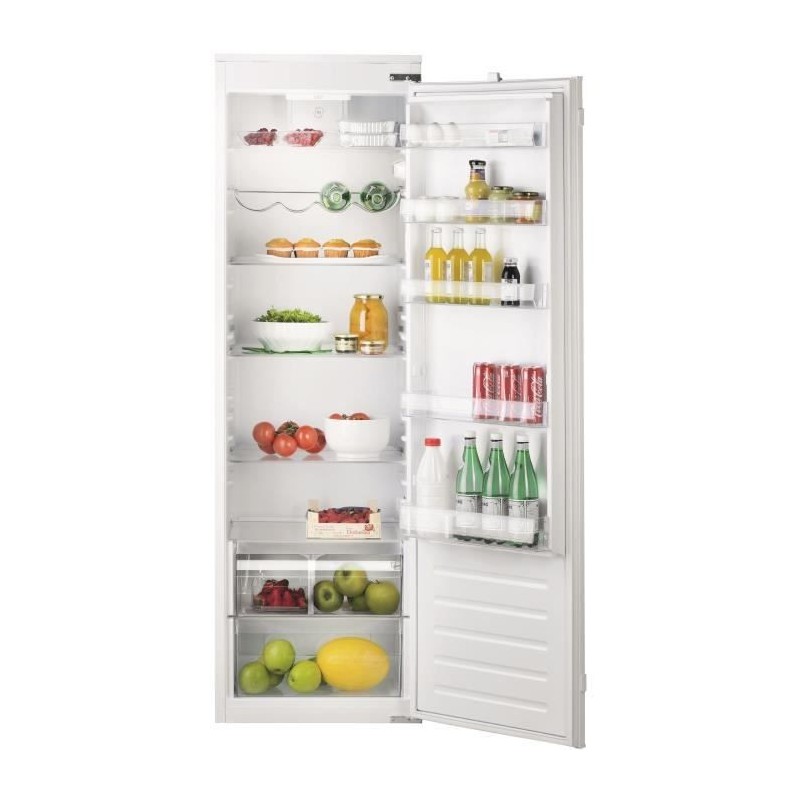 HOTPOINT SB18011 - Réfrigérateur encastrable 314 L - Froid Brassé - L58 x H184 cm - Blanc