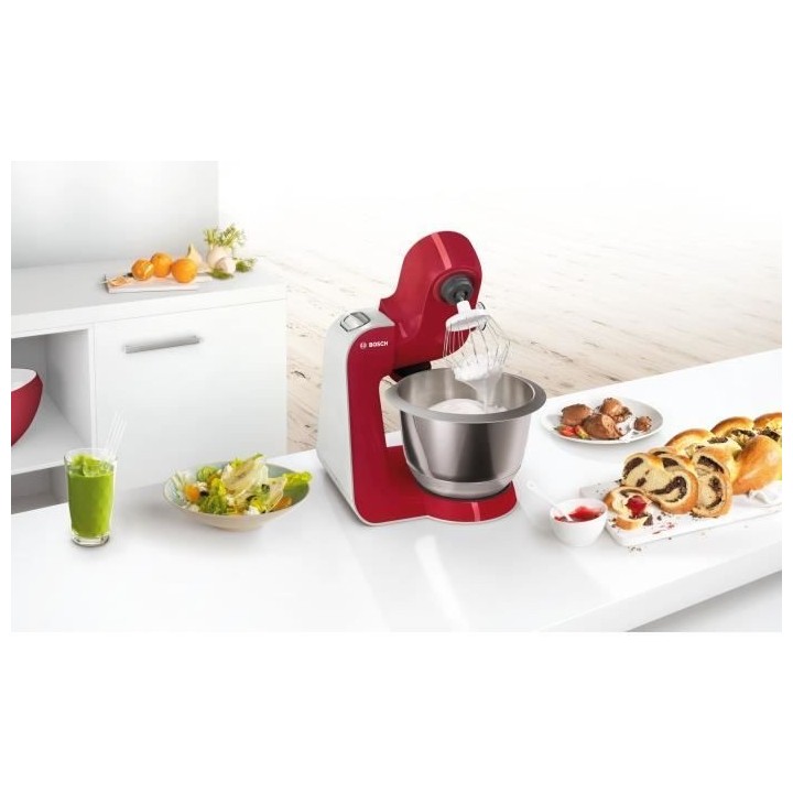 Robot de cuisine - BOSCH Kitchen machine MUM5 - Rouge foncé/silver -