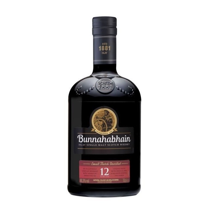 Bunnahabhain - 12 Ans - Islay Single Malt Scotch Whisky - 46.3% Vol. -