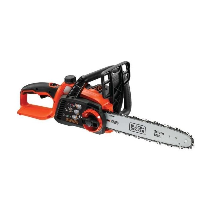 Tronçonneuse BLACK+DECKER 30 cm 36V 2 Ah GKC3630L20-QW - Tendeur De C