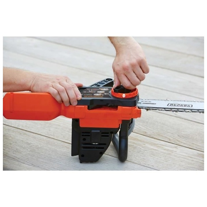 Tronçonneuse BLACK+DECKER 30 cm 36V 2 Ah GKC3630L20-QW - Tendeur De C