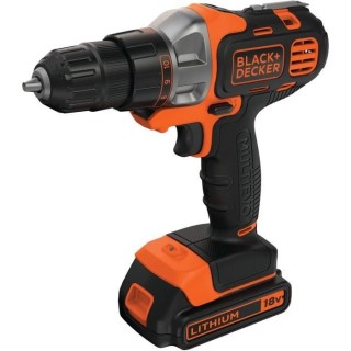 Perceuse-Visseuse Multievo sans-fil 18V BLACK+DECKER (Livrée avec 1 B