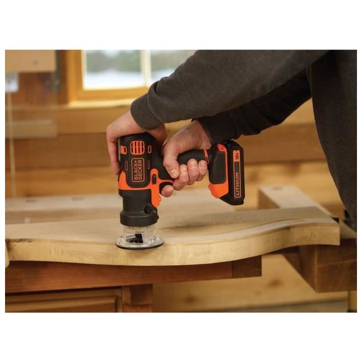 Perceuse-Visseuse Multievo sans-fil 18V BLACK+DECKER (Livrée avec 1 B