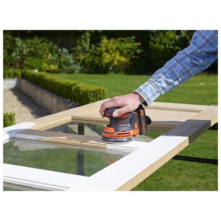 Ponceuse excentrique sans-fil 18V BLACK+DECKER - BDCROS18N-XJ - Perfor