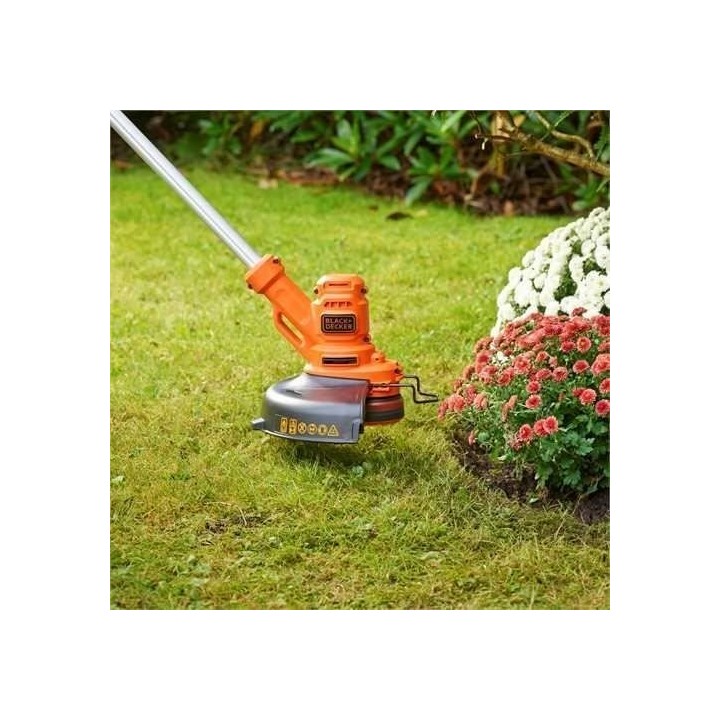 BLACK+DECKER Coupe-Bordures Filaire 450W BESTA525-QS Coupe-Bordures El