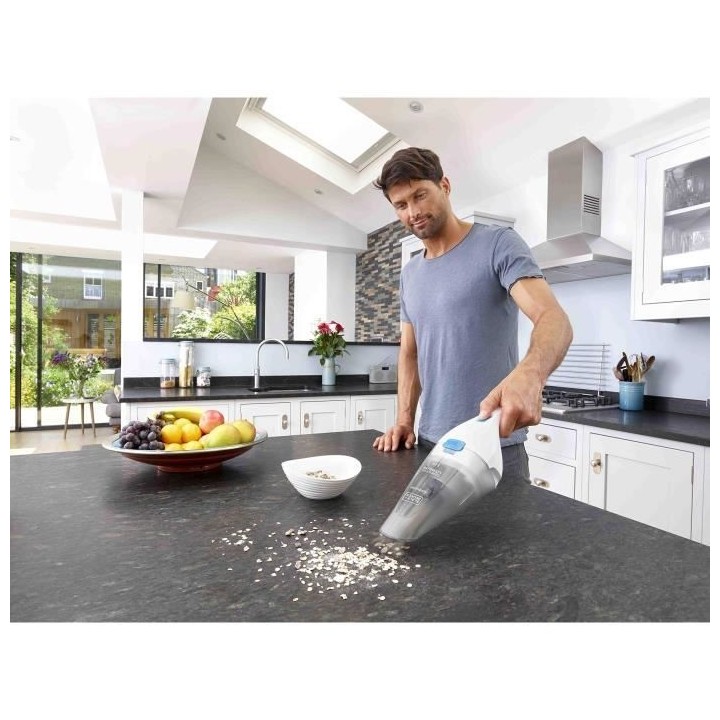 Aspirateur a main sans fil BLACK+DECKER NVC115JL-QW - 8 AW - 3,6 V - 1