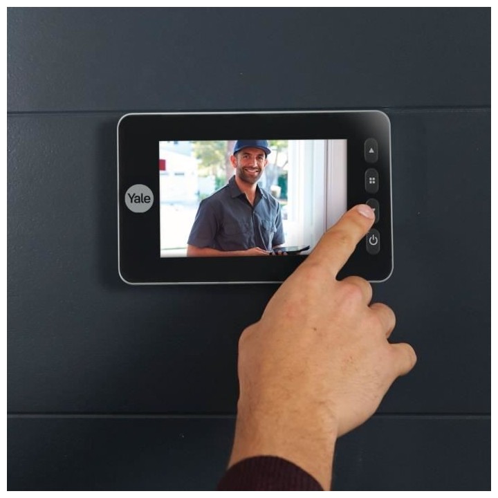 Judas Numérique Yale DDV5800 avec Sonnette Intégrée - Noir - Diamet