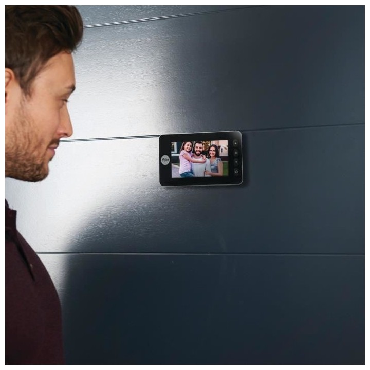 Judas Numérique Yale DDV5800 avec Sonnette Intégrée - Noir - Diamet