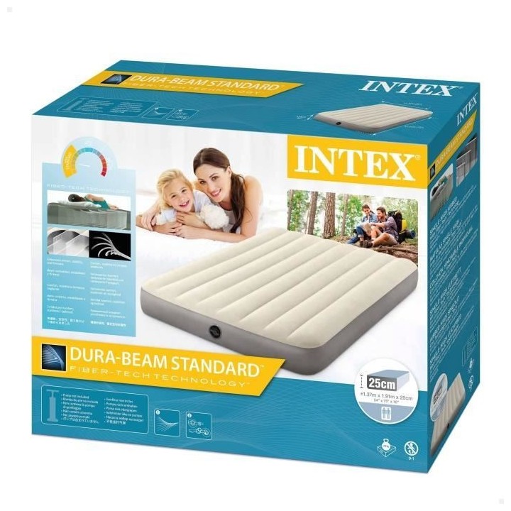Intex Dura Monofaisceau Full High Airbed 191x137x25cm
