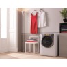 Lave-linge hublot HOTPOINT AQ94D497SDEU/BN Aqualtis - 9 kg - Induction - 1400 trs/min - Blanc