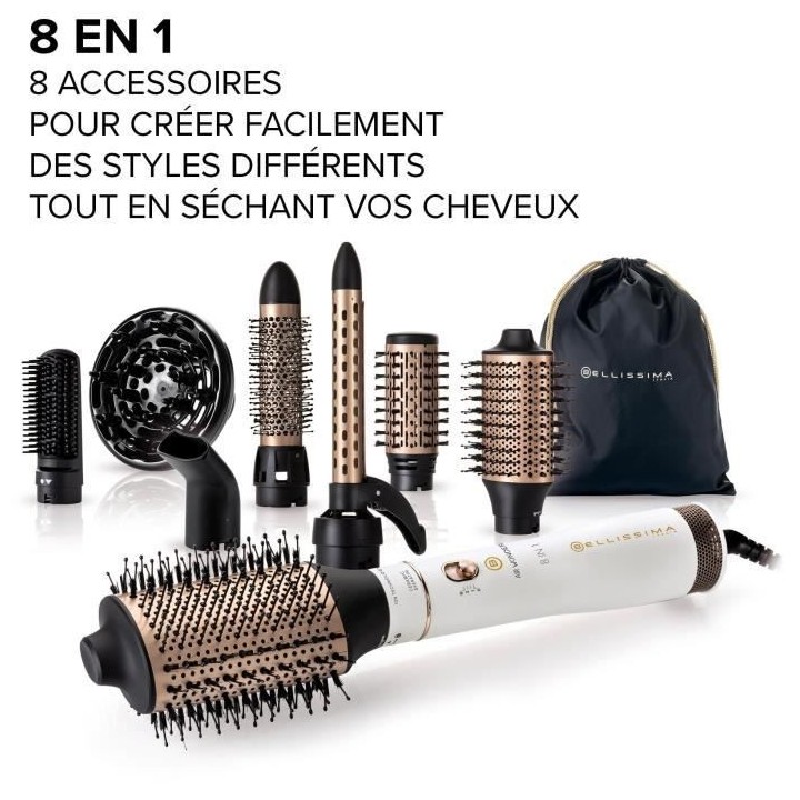 Brosse Soufflante Ionique - Bellissima - Air Wonder - Brosse Chauffant