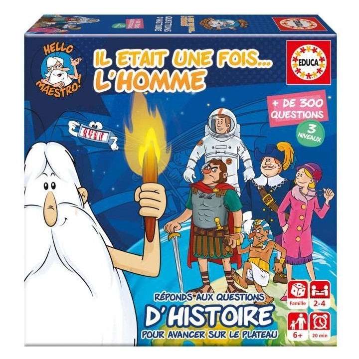 Jeu d'apprentissage - EDUCA - Mini Jeu Il Etait Une Fois... L' Homme