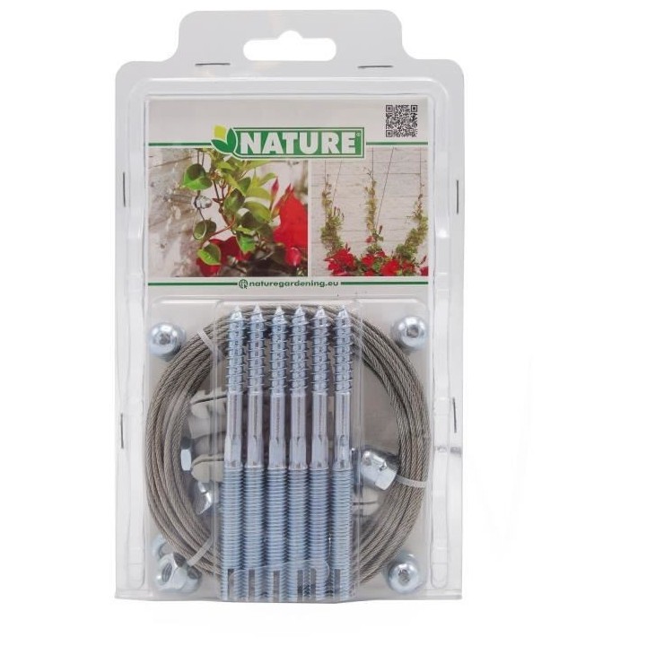 Treillis métallique - NATURE - Kit de palissage pour plantes grimpant