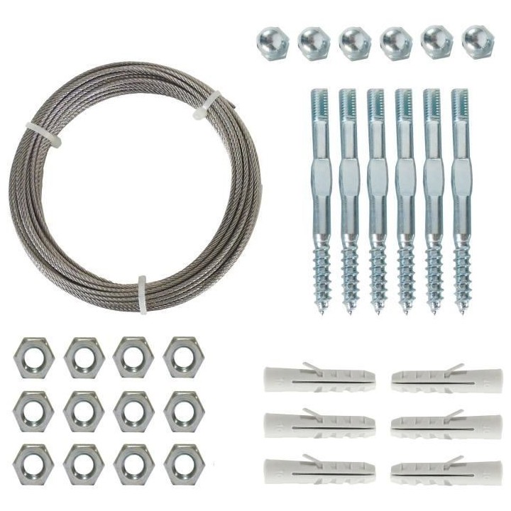 Treillis métallique - NATURE - Kit de palissage pour plantes grimpant