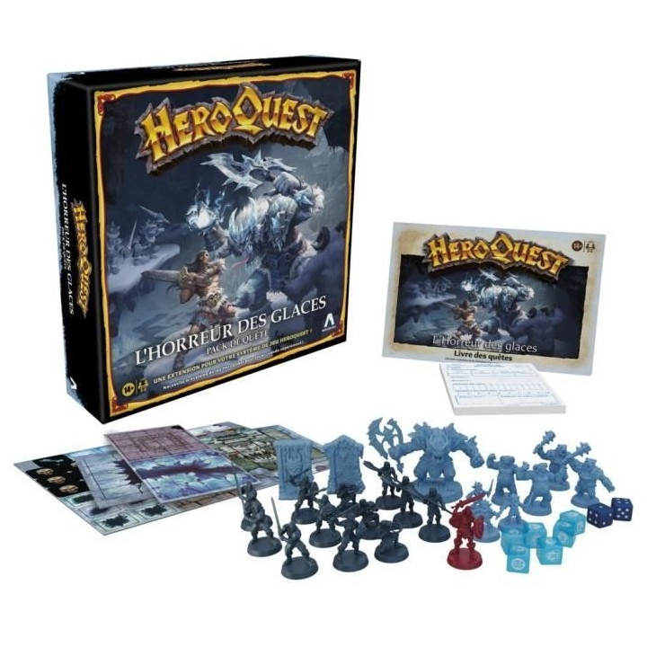 HeroQuest, extension L'horreur des glaces, a partir de 14 ans, systeme