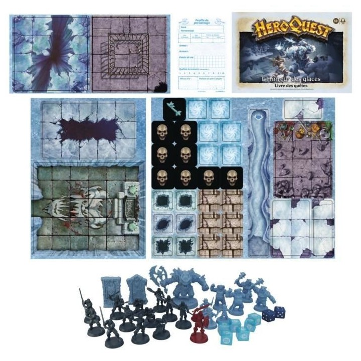 HeroQuest, extension L'horreur des glaces, a partir de 14 ans, systeme
