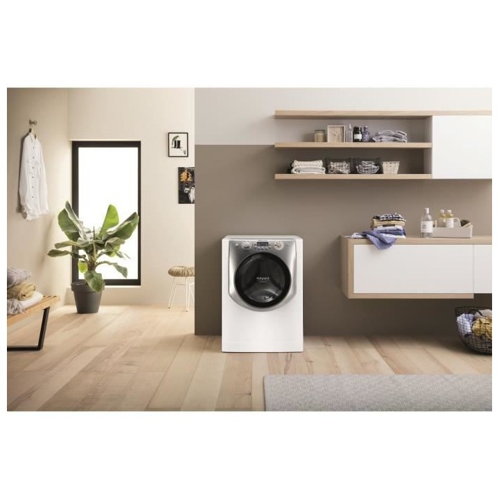 Lave-linge séchant HOTPOINT AQD972F697EUN Aqualtis - 9 / 7 kg - Induc