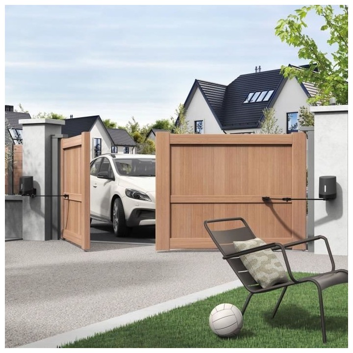 Motorisation connectée a bras articulés pour portail a battants - AV