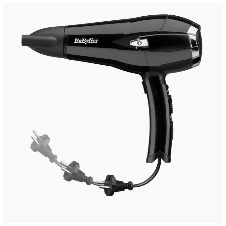 BABYLISS - Seche-cheveux - 2000W - CordKeeper 2000 - noir - D374E