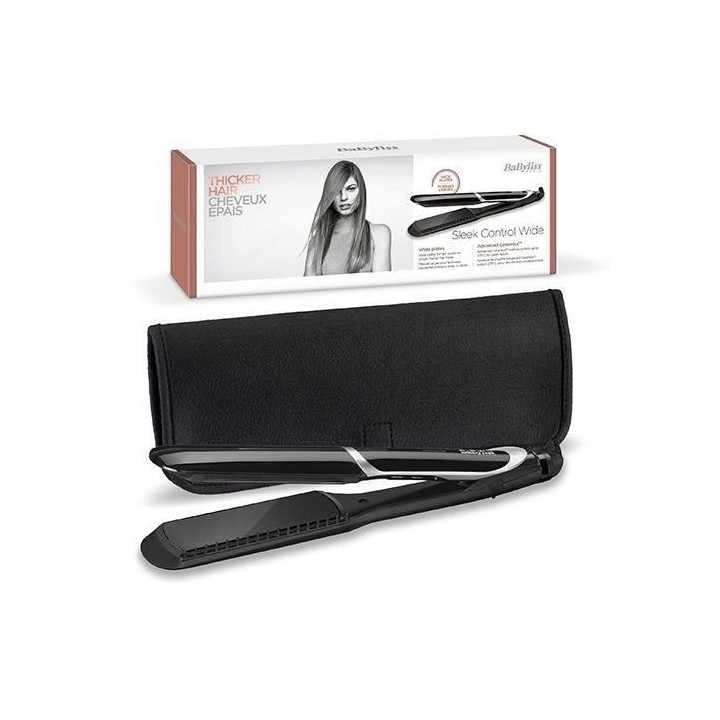 Lisseur Sleek Control Wide Babyliss ST397E - avec plaques tourmaline c