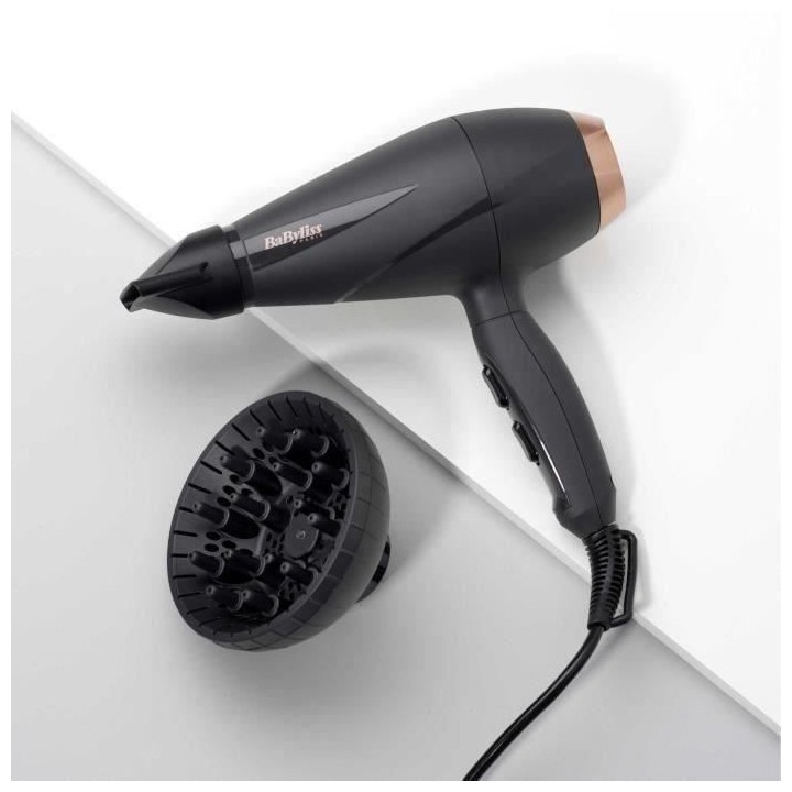 BABYLISS - Seche-cheveux - 2100W - Smooth Pro 2100 - noir - 6709D