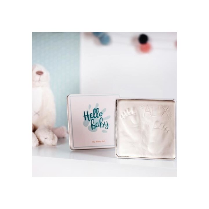 Baby Art Magic Box Square - Kit Empreintes Mains et Pieds Bébé dans