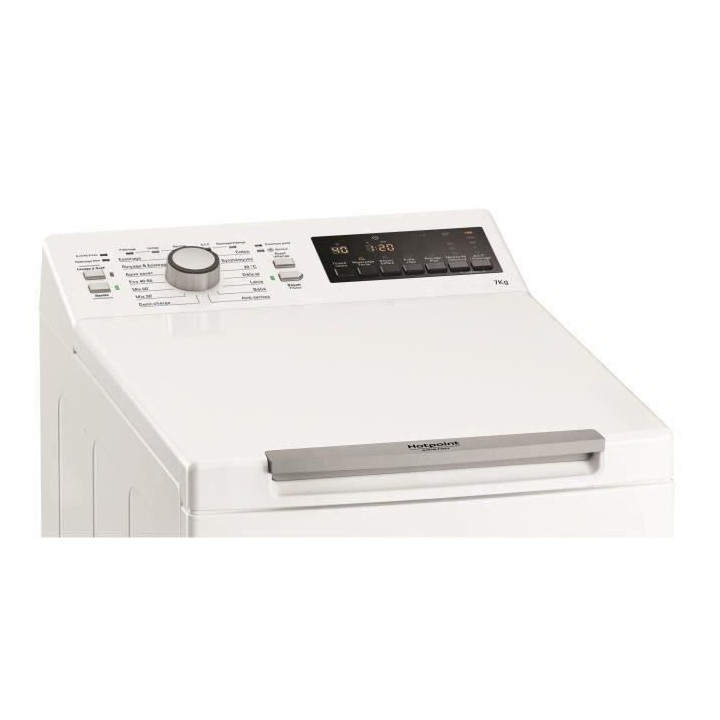 Lave-linge top HOTPOINT WMTG722UFRN/N Essential - 7 kg - 1200 trs/min