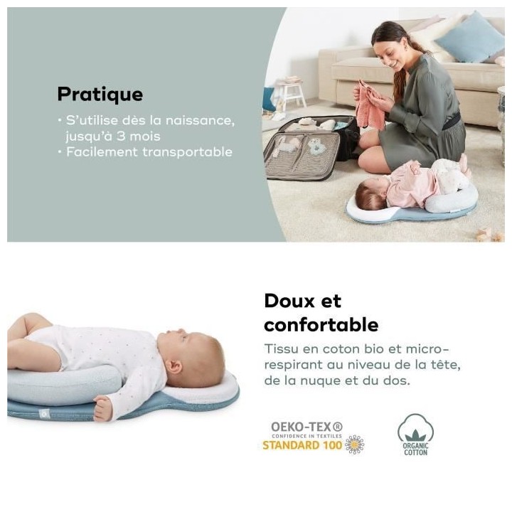 Babymoov Cosydream Original Mosaic Support Morphologique, Réducteur N