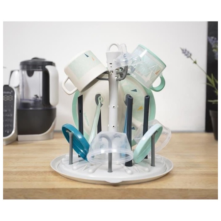Seche-biberons - BABYMOOV - Ultra-modulable - Jusqu'a 6 biberons et ac
