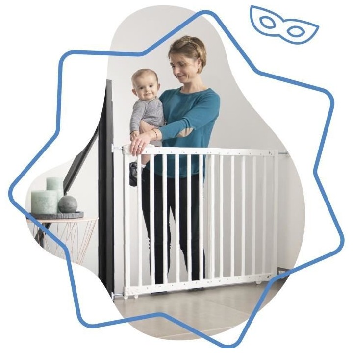 Badabulle Barriere de Sécurité Deco Pop - Barriere Extensible pour O